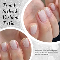 BORN PRETTY 10ml Snow Glitter Jelly Gel Polish Christmas Vernis Semi Permanent Nail Art Soak Off UV Gel Manicure Nail Supplies 4