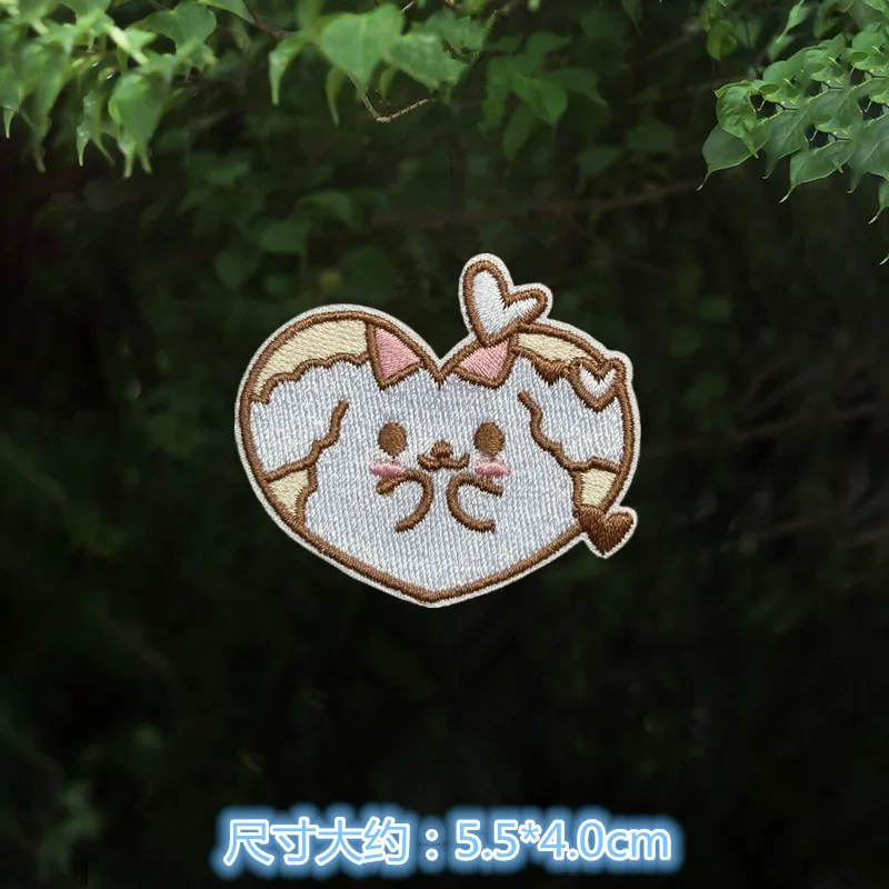 새로운 귀여운 산리오 다림질 패치 자수 패치 티셔츠 청바지 백팩 배지 바느질 패치 파티 선물