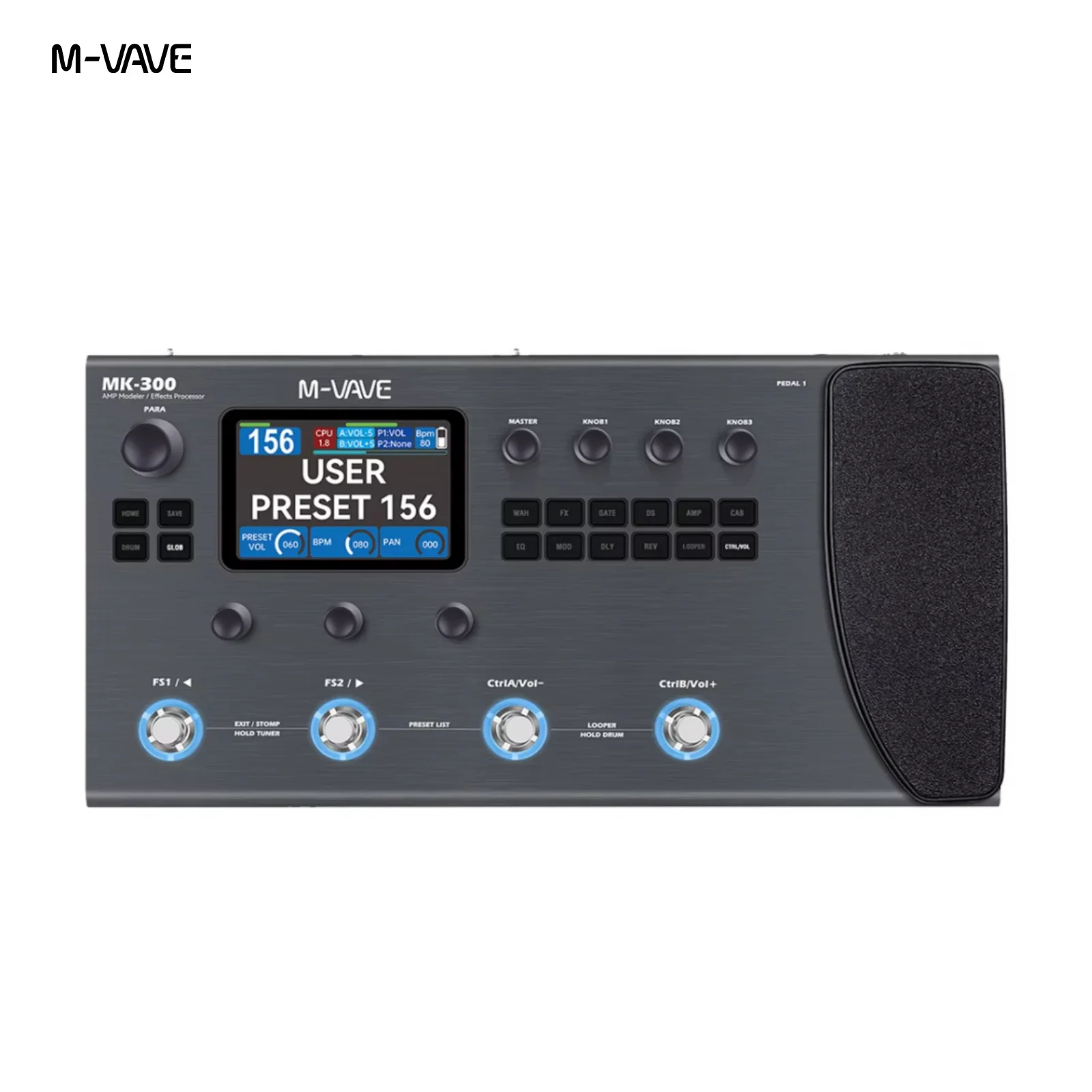 M VAVE MK-300 ほぼ未使用 M-VAVE MK300 ギターマルチエフェクトプロセッサー | ANN