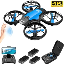 

QGTQL V8 New Mini Drone 4k profession HD Wide Angle Camera 1080P WiFi fpv Drone Camera Height Keep Drones Camera Helicopter Toys