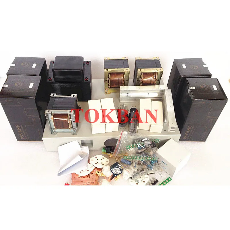 真空管パワーアンプハンドメイドマニア放出購入品 Tokban WE91 ライン 300B 真空管アンプ DIY キットハイパワー 15