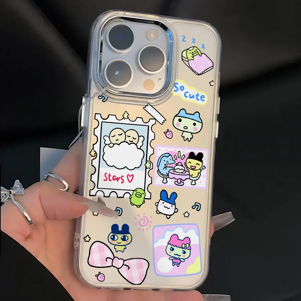 Cute Cartoon Role Tamagotchi Dog Transparent Soft Silicone Phone Case