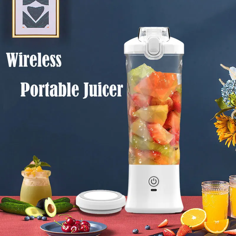 

Беспроводная портативная многофункциональная электрическая соковыжималка, маленькая соковыжималка, кухонный миксер, соковыжималка и кухонный комбайн