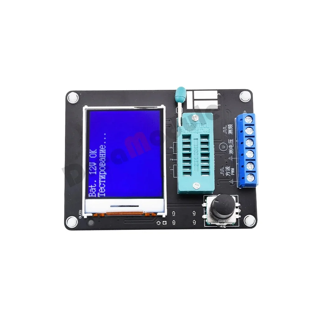 GM328A LCD Transistor Tester Diode Capacitance Voltage Frequency Meter PWM Square Wave Signal Generator Capacitor Leakage Tester 3