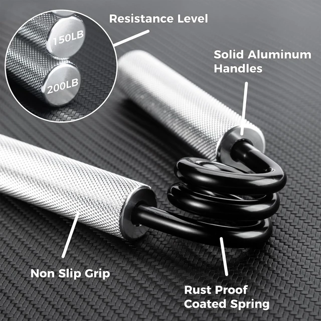 Metal Grip Strength Trainer 100lb/150lb/200lb Grip, Non-Slip Hand Grip for Muscle Strengthening and Hand Rehabilitation Exercise 5
