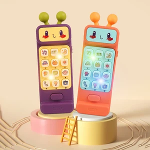 12 Buttons Functions Baby Cell Phone Toy With Music And Lights Early Educational Learning Machine For Kids Birthday Gifts