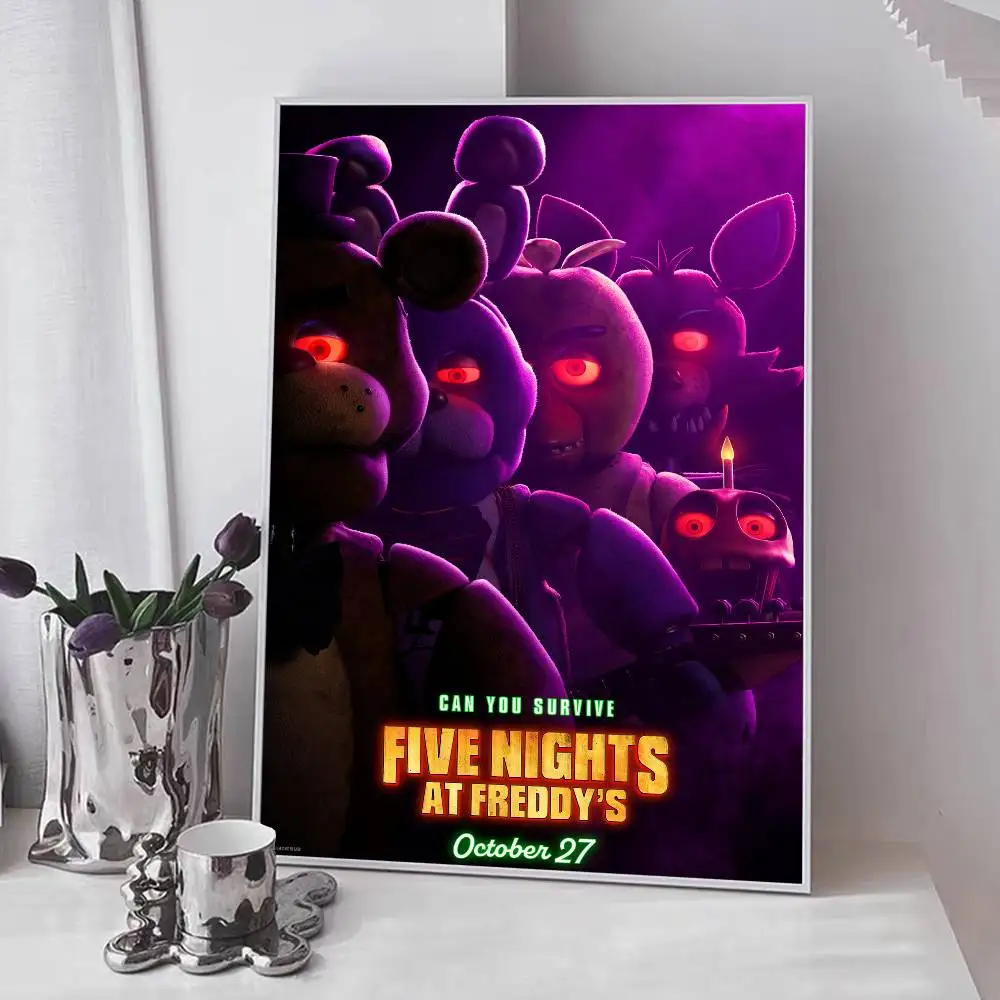 FnafFive-Nights-At-Freddy Posterkunst mit Drucken, Dekoration für Zuhause, Schlafzimmer, Wohnzimmer, Geschenk – Detail 25