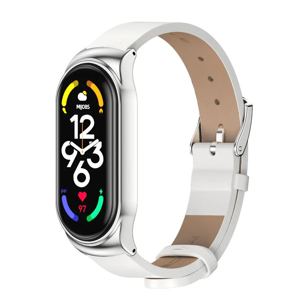 Elegant PU Leather Strap for Smart Bracelet Watchband Accessories