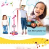 Kids Microphone with Stand Karaoke Song Music Instrument Toys Brain-Training Educational Toy Birthday Gift for Girl Boy 3