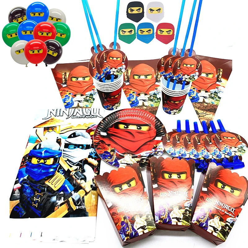 Ballon Lego Ninjago Rouge - Ballon Anniversaire 