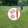 80 Pcs 8.3CM Plastic Grass Trimmer Blade Replacement Blades Lawn Mower Blades For  Einhell Lawn Mower 4