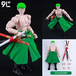 Lucky13 Rasengan Sasuke Uchiha 3D Figure - Dynamic Susanoo & Fireball Jutsu Pose with Katana, Anime Action Display (Zoro)