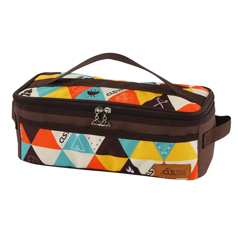 Outdoor Camping Cookware Storage Bag Kitchen Tableware Storage Bag Travel Cosmetic Portable Toilet