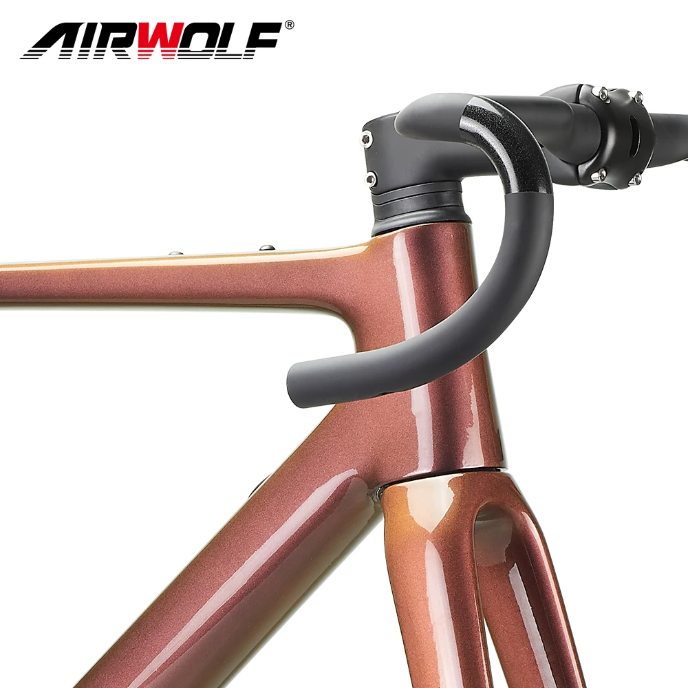 700*40C Full Carbon Bike Gravel Frame A5 Bicycle Cyclocross Frame Road Gravel Handlebar Stem bicycle parts,bicycle frame