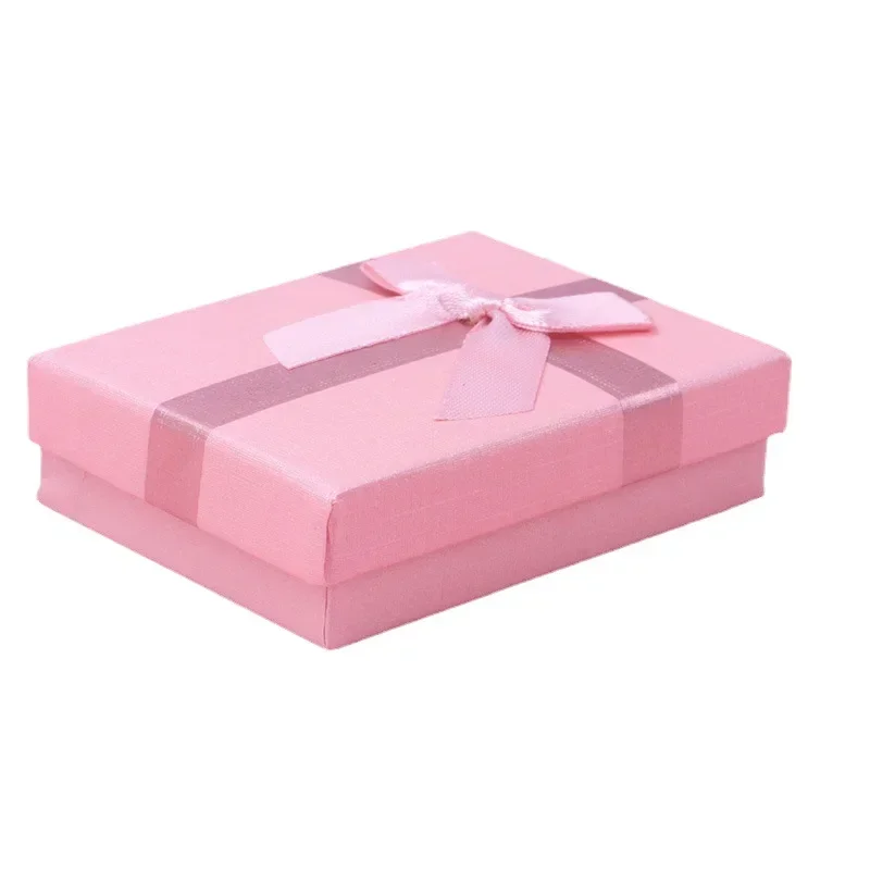 Velvet Metal Necklace Holder and Cardboard Jewelry Gift Box with Butterfly Bow – Sponge... - SKU VMNH1054 - UGI Packaging