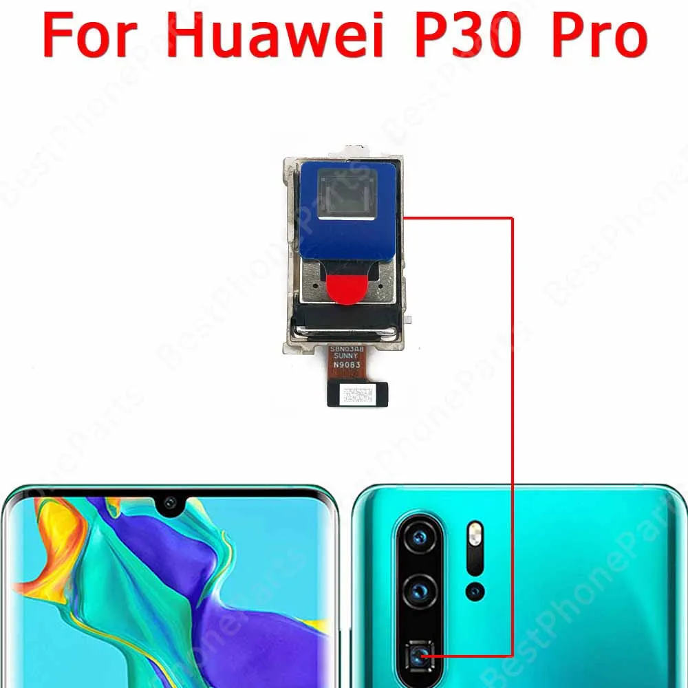 Rear Camera Module Backside View Flex Replacement Spare Part