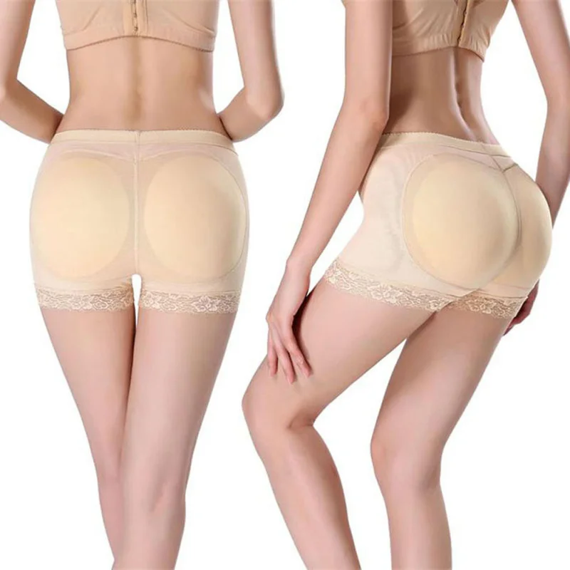 Sexy Women's Underwear Seamless Lace Safety Shorts Boxer Plus Size Female Panties Shorts Pants Shaper Hips Pads with Air Cushion