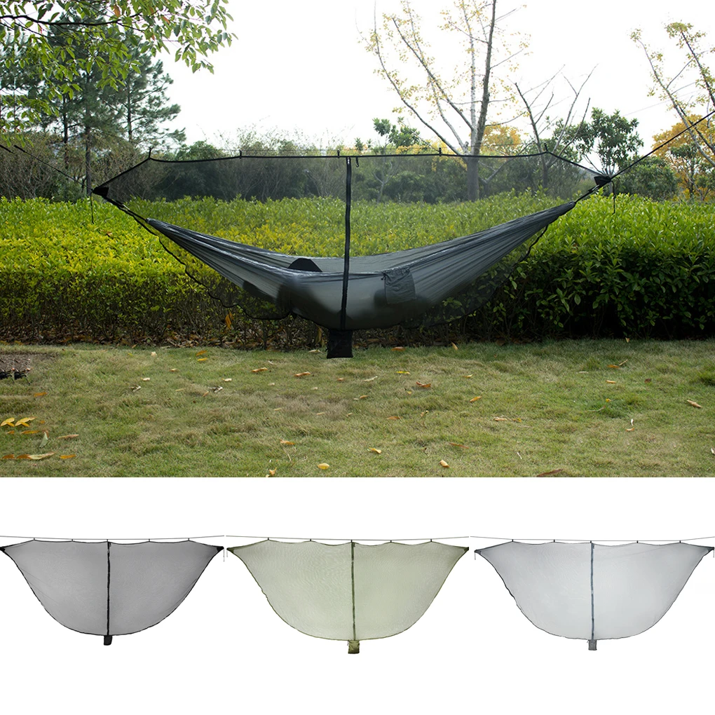 

Outdoor Hammock Mosquito Net 360 Degree Protection Separated Anti-Mosquito Hook Netting Cover Lawn Camping Travel Tent Equipment