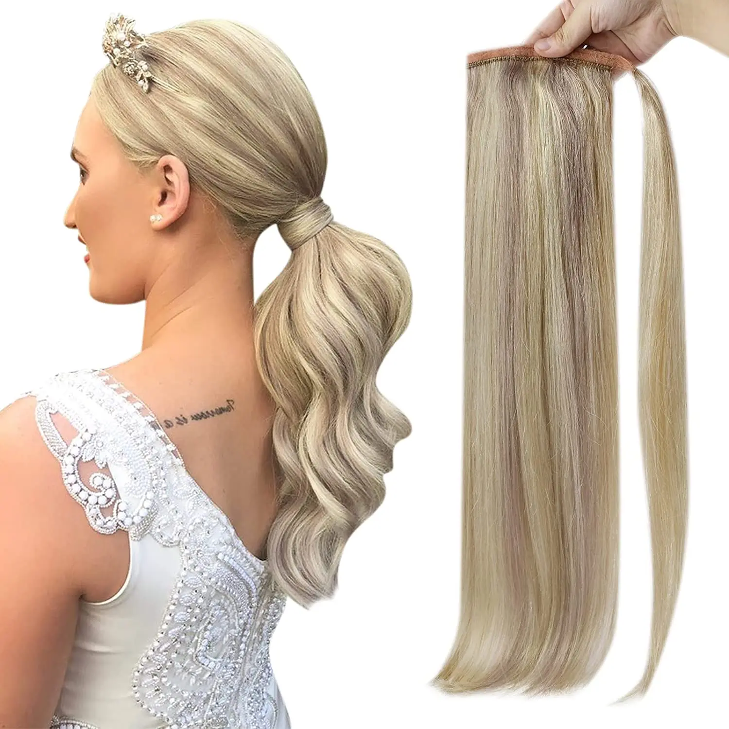 Blonde Zala Ponytail Extensions 16