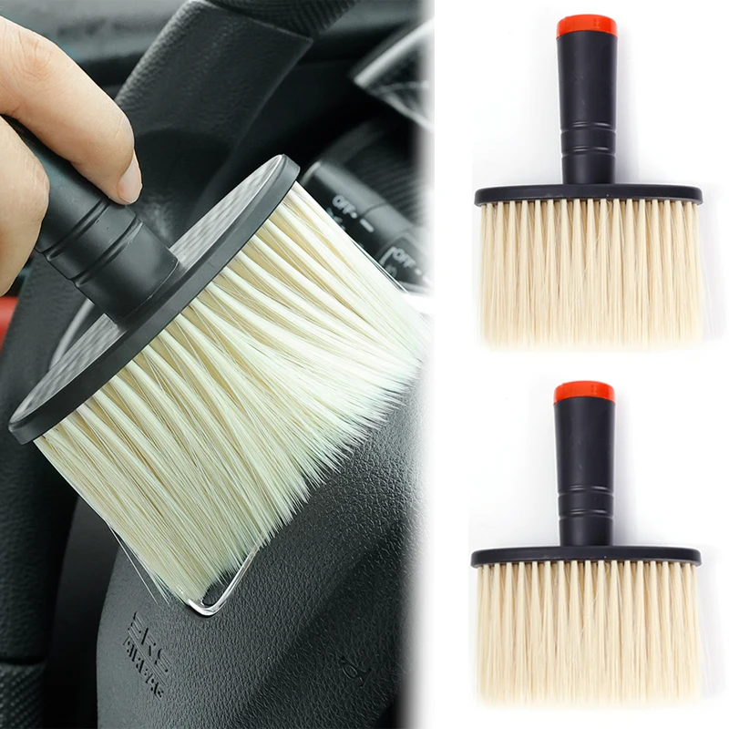 

Car Detailing Brush Soft Bristle Car Interior Center Console Dashboard Air Outlet Dust Removal Sponge Brush Clean Brushes Tools