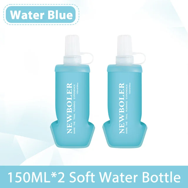 NEWBOLER Kamp Yumuşak Su Şişesi İçme Spor Katlanır Çanta Şişesi Açık Koşu Hidrasyon Paketi Bel Bisiklet BPA Ücretsiz