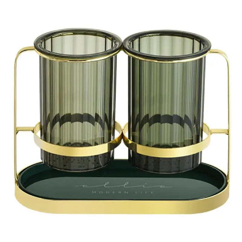 

Сушилка для столовых приборов, быстросохнущая корзина для сушки столовых приборов, органайзер для палочек и ложек, двойная трубка для хранения столовых приборов