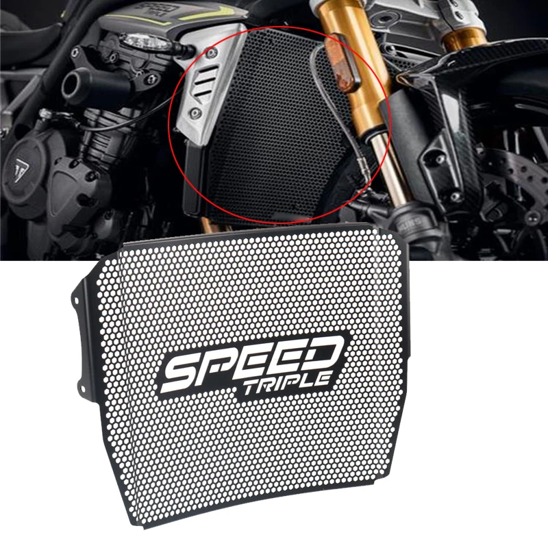

Motorcycle CNC Radiator Guard Grille Cover Protector Net Fit For Speed Triple 1200RS 2021 SPEED TRIPLE RS