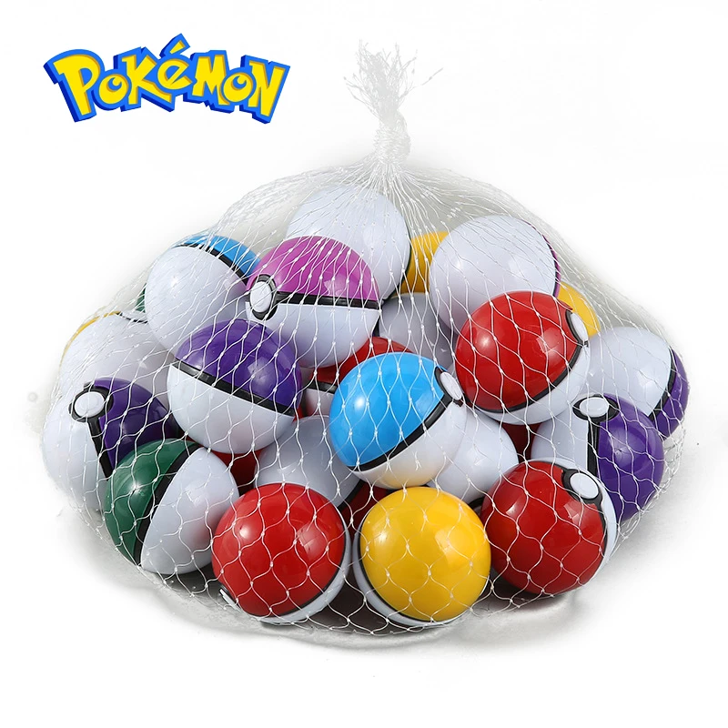 50Pcs Pokemon Ball Figures Cartoon Pet Elf 4.8Cm Ball Pokeball Lot Modello Creativo Anime Toy Master Ball Pocket Kid Regalo Di Compleanno