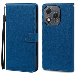 Leather Wallet Flip Case for Honor 400 Series - Elegant Protection and Style (Navy blue)
