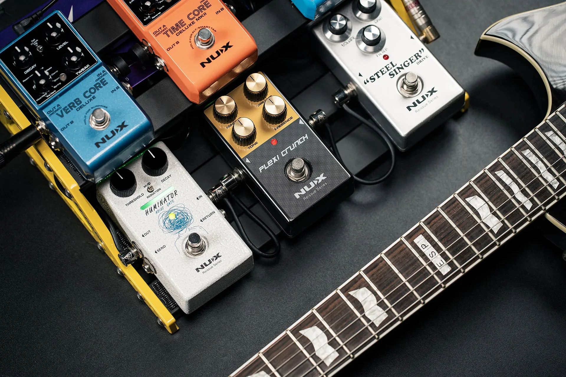 NUX HUMINATOR 18V Analog Noise Gate Pedal  Professional Guitar/Bass Noise Reducer with LED Threshold/Decay Control 