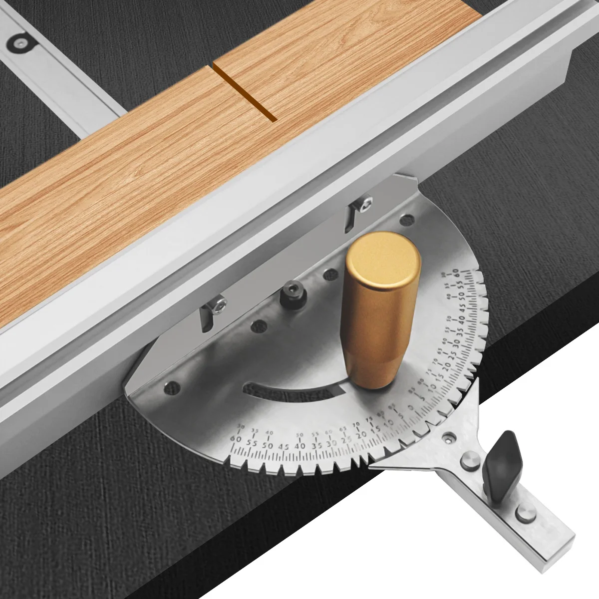 PrecisionMiterGaugeWAStandardSlotUniversalTableSawMiterGauge