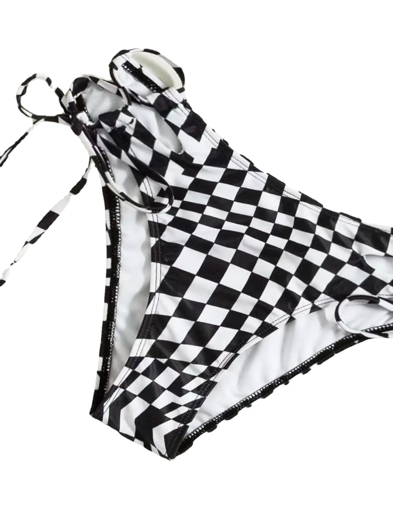 3 Piece Women Swimsuit Bikini Set Plaid 2022 Newest Woman Low Waist Bikini Female Bathing Suits Swimwear