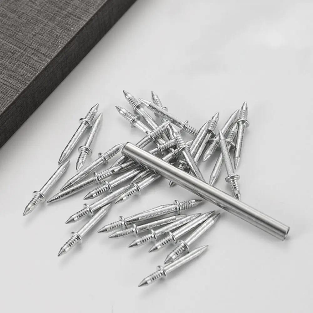 Metal Double Head Seamless Nails for Skirting