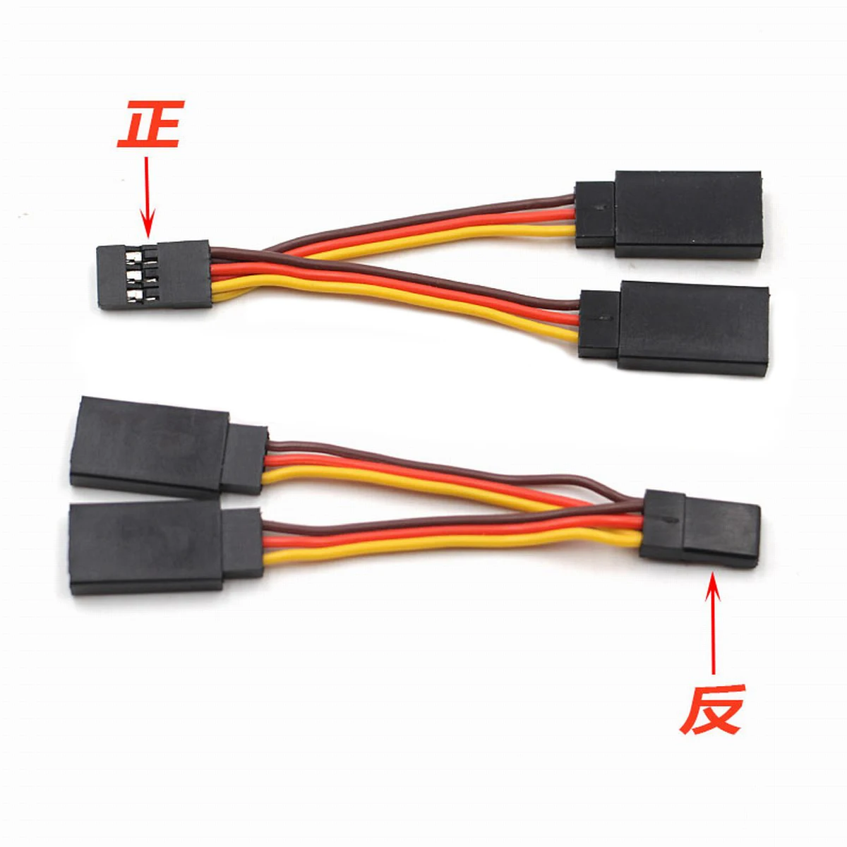 2pcs/5pcs 90mm RC Servo Y Extension Cord Cable Splitter Lead Wire For RC Servo JR Futaba RC Airplane Helicopter Car DIY 4