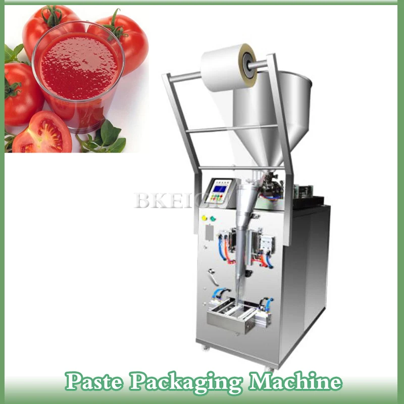 

Pneumatic Paste Liquid Sesame Sauce Filling Machine, Stainless Steel Commercial Cola Water Packaging Machine