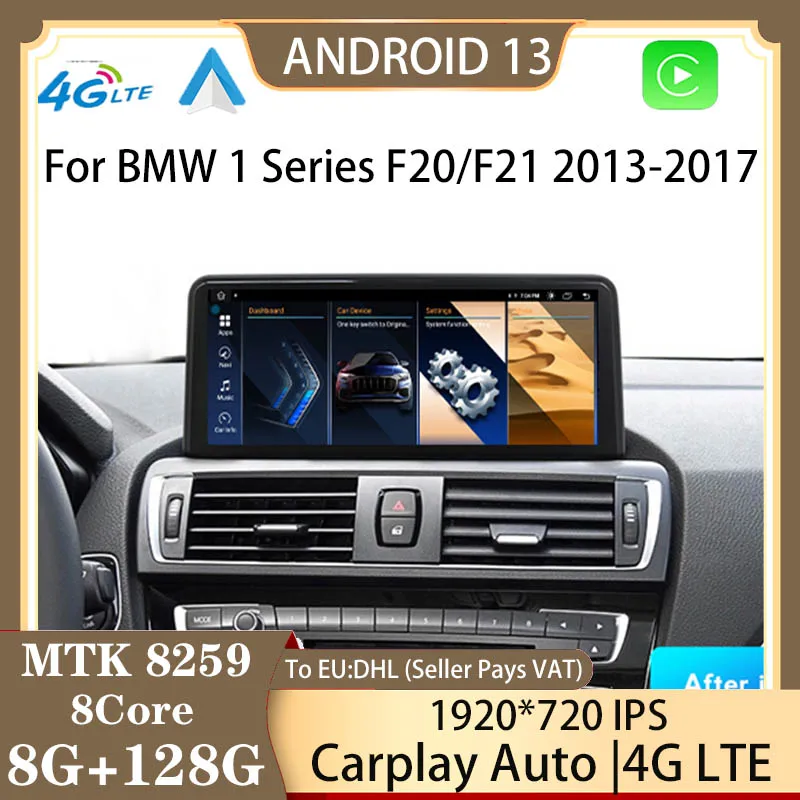 

Android13 Radio Car Multimedia Player For BMW 1 Series F20 F21 2013-2017 LHD RHD NBT 4G WIFI GPS Navi CarPlay Auto Stereo Screen