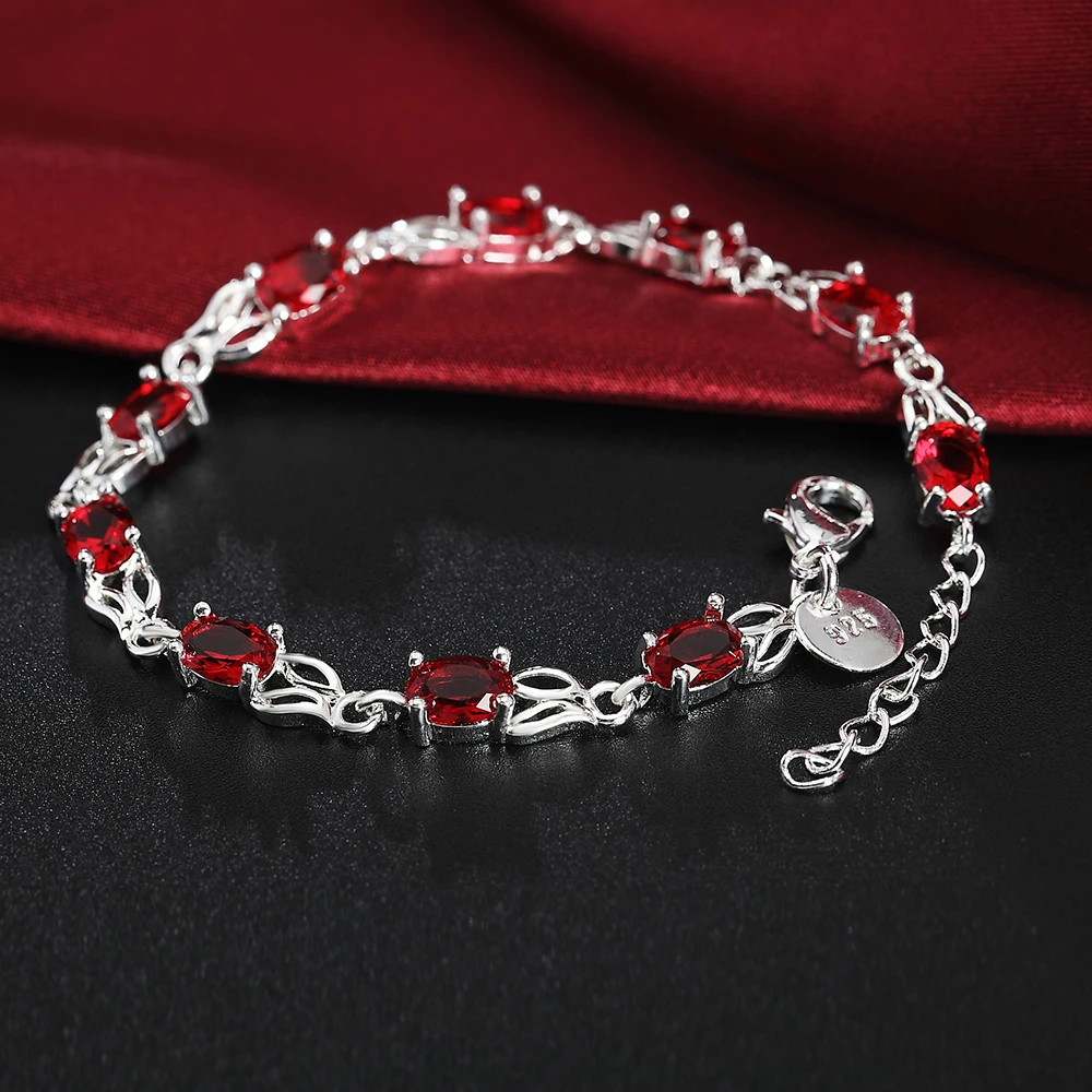 Pulsera De Plata De Ley 925 Para Mujer, Brazalete Abierto, Doble Cuenta