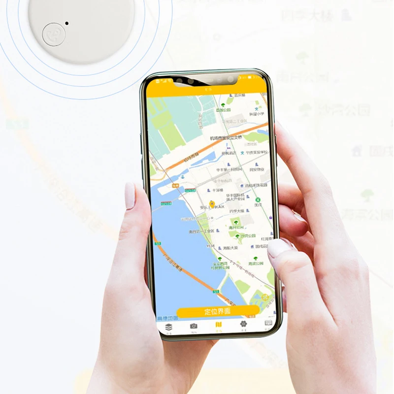 Car Bluetooth Anti Lost Device Locator GPS Tracker Car Tracker Bluetooth Tracker Mini Kids Pet Wallet Bag Tracking IOS/Android Smart Finder Accessories
