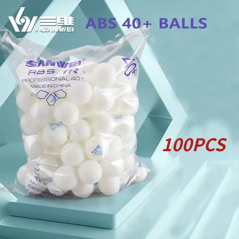 Ping Pong Balls 100PCS SANWEI for Training