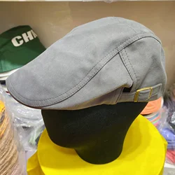 Japanese Street Fashion Unisex Beret Hat - Stylish Seasonal Anti - Wear Cap - 56 - 58cm (GRAY)