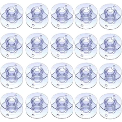 Transparent Universal Sewing Machine Bobbins - Empty Spools - 10 PCS (SA156 Bobbins)