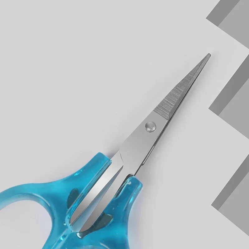 Kids Scissors Paper Cutting Scissors with Cap Sharp with Safe Cover Stainless Steel Mini Sewing Knitting Crafting Tool sewing scissors craft scissors paper scissors