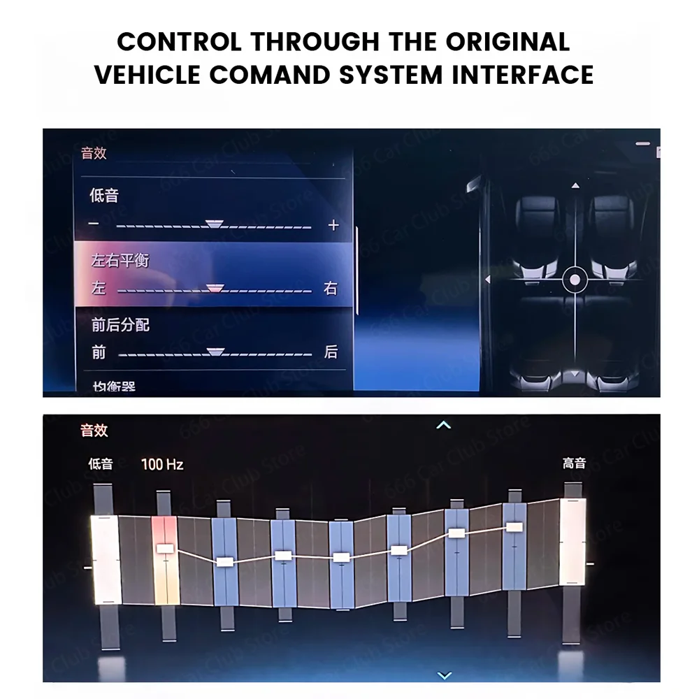 BMW F10 F34 F30 F20 F25 G30 G20 G05 G11 F22 5 시리즈 차량용 저주파 스피커 오디오 업그레이드