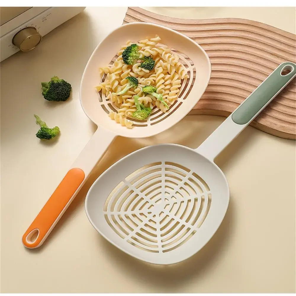 

Большой кухонный совок для лапши дуршлаг, фильтр для пельменей, пищевой, устойчивый к высоким температурам, большой дуршлаг, слив