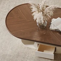 Table basse élégante, style nordique, luxe moderne, chic, pour espace de vie, meubles de salon 3
