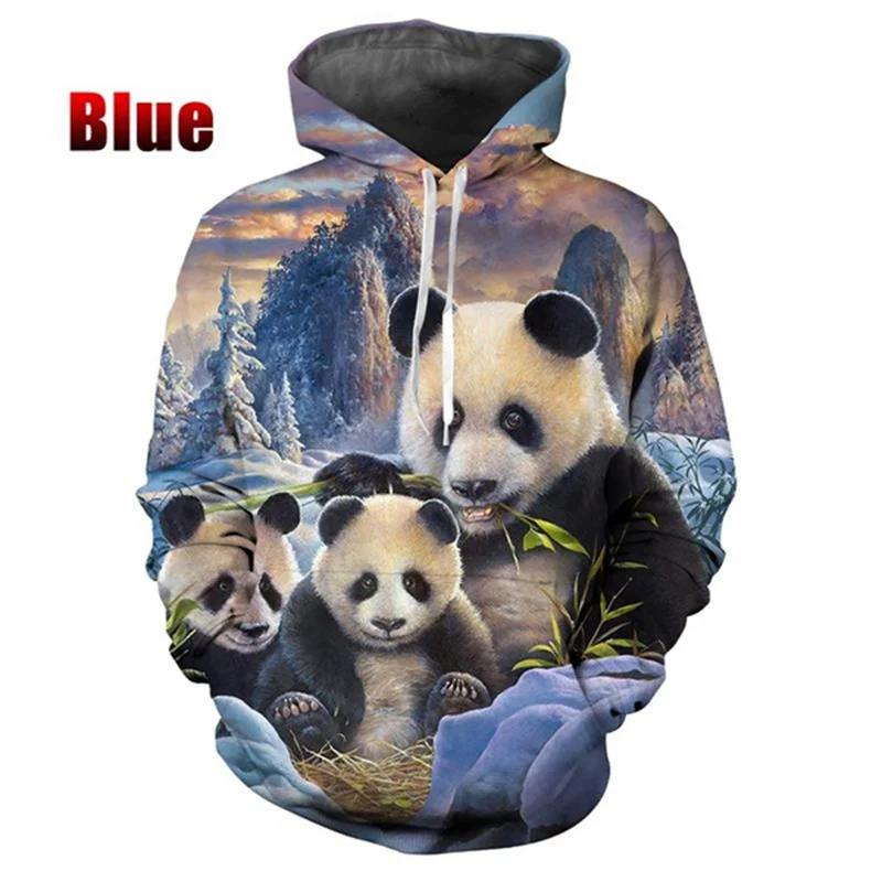 thumbnail image 1 of Sudadera con capucha con estampado 3D de panda para hombre y niño, ropa de calle divertida a la moda, sudaderas con capucha, ropa unisex de invierno estilo Harajuku, 1 of 5