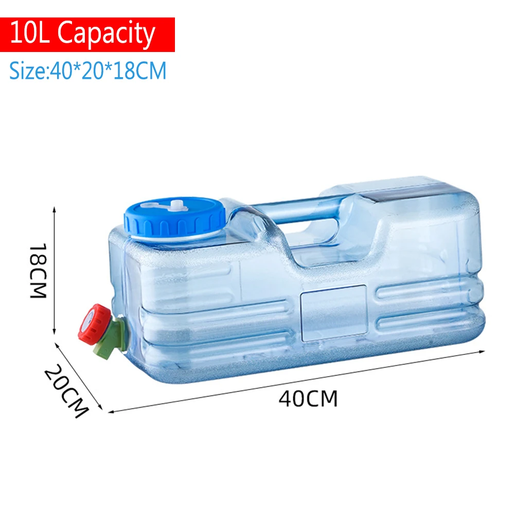 thumbnail image 1 of Cubo de agua portátil de 5/7,5/8/10/12/15 l, recipiente para agua pura con grifo para acampar al aire libre, cocinar, picnic y senderismo, 1 of 5