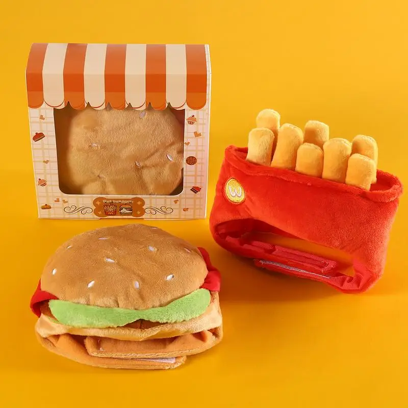 Funny Hamburger Dog Halloween Costume Accessory