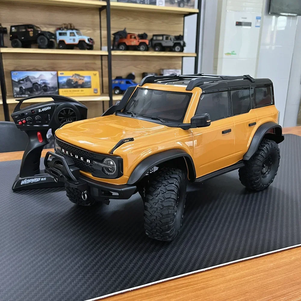 New 1:10 Huangbo R1001 Horse Full Scale Rc Remote Control Model Car Simulation Off-road Large Size Climbing Toy Car Boy's gift