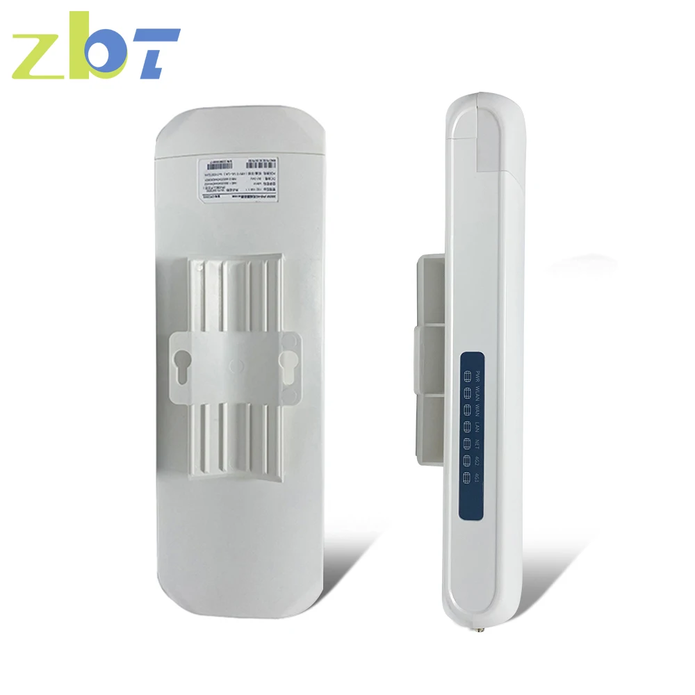Roteador ao ar Livre Zbt Dual Sim 2.4g Wifi Openwrt Repetidor com Cpe ap à Prova Dágua 300mbps Ec200t-eu 48v 2.4g - Imagem 2